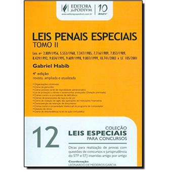Leis Especiais Para Concursos - V. 12 - Tomo Ii - Leis Penais Especiai - 1
