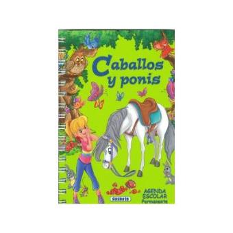 Agenda escolar permanente caballos y ponis - 1