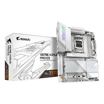 Motherboard GIGABYTE X870E AORUS PRO ICE | Branco - 1