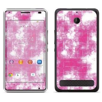 Adesivo Royalsticker Para Sony Xperia E1 (Sticker : Pink Grunge) - 1