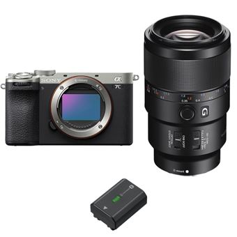 Sony A7C II Silver + FE 90mm f/2.8 Macro G OSS + 1 Sony NP-FZ100 + PDF MCZ DIRECT - 1