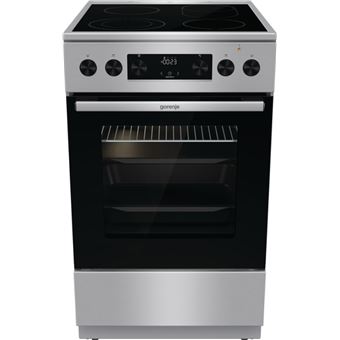 Fogão Gorenje GECS5C70XPA | 50 cm | 4 Zonas | A | Aço inoxidável - 1