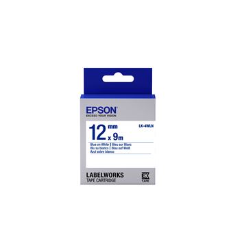 Etiquetadora Epson Label Cartridge Standard LK-4WLN Blue/White 12mm (9m) - 1