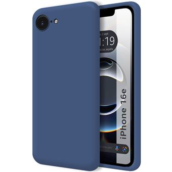 Capa TUMUNDOSMARTPHONE de silicone líquido ultramacio para iPhone 16e (6.1) | Azul - 1