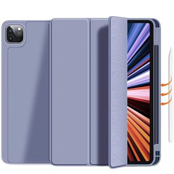 Capa Folio com suporte Apple Pencil Antiimpacto para Ipad Air 11 M2 2024 | Lavanda - 1