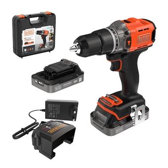 Broca Black & Decker BCD383D2XK-QW | Laranja - 1