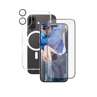 Protetor de Ecrã para Telemóvel PanzerGlass PanzerGlass® | CARE by PanzerGlass® Flagship 3-in-1 Bundle iPhone 16 Plus | Transparente - 1