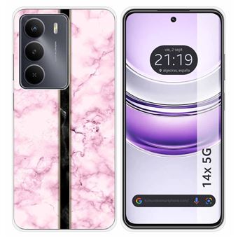 Capa de Silicone Tumundosmartphone para Realme 14x 5G | Design de mármore e 04 desenhos - 1