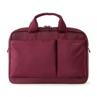 Mala Portátil Tucano Più bag S burgundy