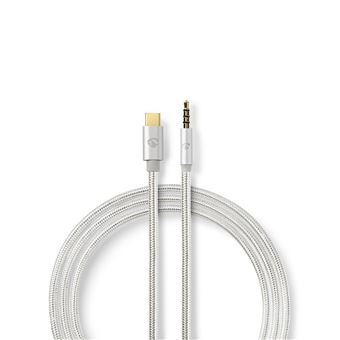 Cabo de Áudio Nedis CCTB65940AL10 | Alumínio - 1