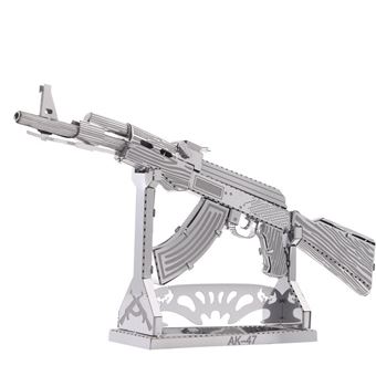 Puzzle Metal HSMY 3D DIY W11107 - AK47 - 1