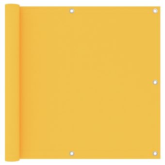Tela de Varanda vidaXL | 95x500 cm | Tecido Oxford | amarelo - 1