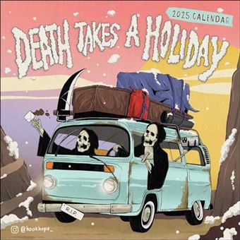 Death Takes a Holiday 2025 Wall Calendar - 1