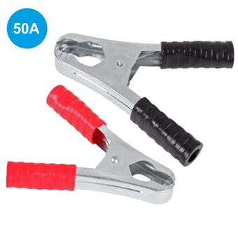 Conjunto 2 Pinças Crocodilo Isoladas Div 50A - 1