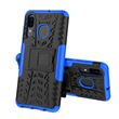 Capa TPU Magunivers cool pneu híbrido com kickstand azul para Samsung Galaxy A50/A30/A20