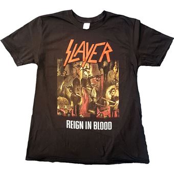 T-shirt Rock Off SLAYER | Reign In Blood | Preto | L - 1