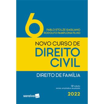 Novo Curso De Direito Civil - Volume 6 - Direito De Família - 12ª Edição 2022 - 1