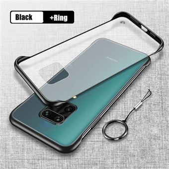 Capa Naked Bumper para Xiaomi Redmi Note 9 Pro Max - Transparente e Preto - 1