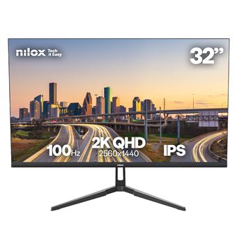 Monitor Nilox MONITOR 32 IPS 100 HZ HDMI Y DP | LCD | QHD | 4 ms | 120 Hz | 32" | F - 1