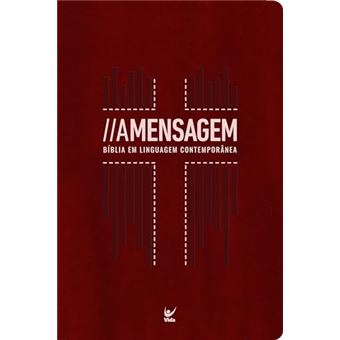 Bíblia A Mensagem Letra Gigante Vermelha: Bíblia Em Linguagem Contemporânea - 1
