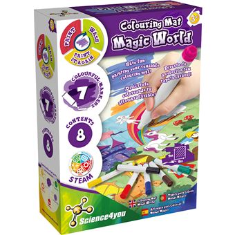 Tapete para Colorir Science4you | O Mundo Mágico - 1