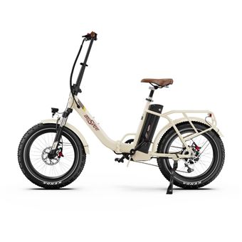 Bicicleta Elétrica ONESPORT OT16 MAX | Motor 500W | Bateria 48V18AH | Pneus De 20'' | Travões Disco - Bege - 1