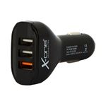 Carregador de Isqueiro ONE Ref. 138260 3 x USB-A Preto