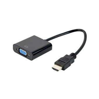 Adaptador de Cabo de Vídeo Gembird A-HDMI-VGA-04 | Preto - 1