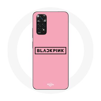 Capa Maniacase para Xiaomiredmi Note 11 4G Pretorosa Groupe de K-Pop Logotipo Fundo Rosa - 1