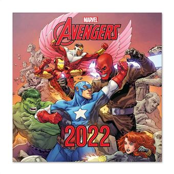 Calendário 2022 Erik Editores Marvel Los Vengadores | 30 x 30 cm - 1
