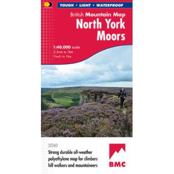 North York Moors British Mountain Map - 1