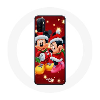 Capa Maniacase para Oppo A53 Mickey Mouse eminnie Mouse O Dia de Natal - 1