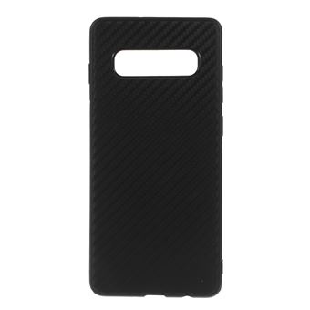 Capa Magunivers de TPU Fibra de Carbono Preto para Samsung Galaxy S10