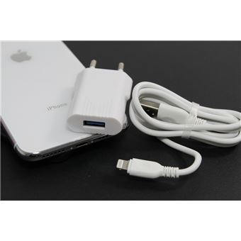 Carregador One+ 2A 220V Branco + Cabo One+ para Apple iPhone 11 Pro 2A 220V Branco - 1