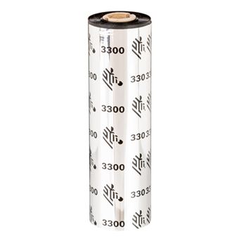 Fita Termal Zebra 3300 Wax/ Resin | Preto - 1