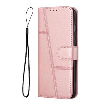 Capa Flip FLOODKING para Samsung Galaxy M55 5G/C55 5G | Couro Slim com Suporte | Antichoque | Rosa - 1