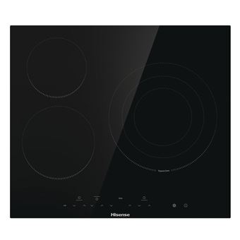 Placa de Vitrocerâmica Hisense E6332BSCE | Elétrica | 59 cm | 3 Zonas | Preto - 1