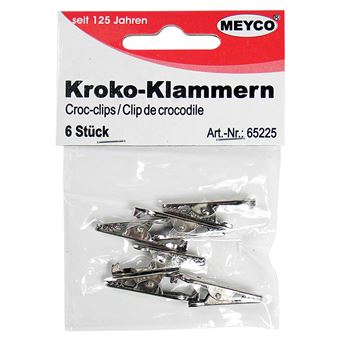 Clip Crocodilo Metal Meyco 65225 com 6 - 1