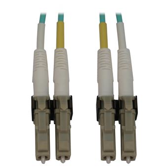 Cabo de Fibra Ótica Tripp Lite N820X-10M | Cor aqua, Bege - 1