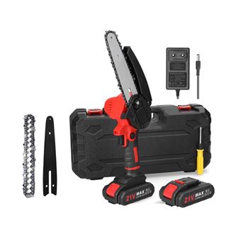 Motosserra Elétrica Goeik com Duas Baterias e 2 Correntes - 1