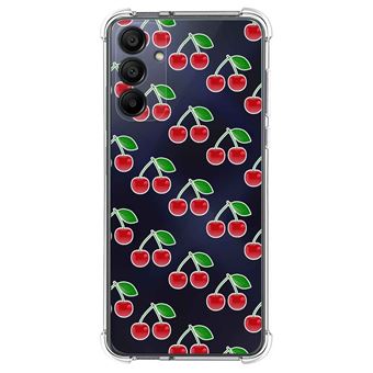 Capa de silicone anti-choque Tumundosmartphone para Samsung Galaxy S24+ Plus 5G | Design Cherry Drawings - 1