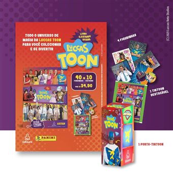 Luccas Neto Cartela com 10 Envelopes - 2021 - 1