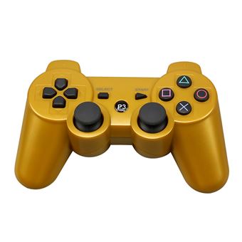 Comando para PS3 Nanlin | Sem Fios | Dualshock | Bluetooth | 3 Jogos | sixaxis gamepad | ouro - 1