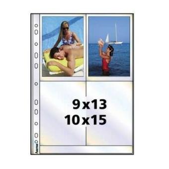 Hama Photo sleeves for ring-binder albums A4, Clear, 10 x 15 cm - 1