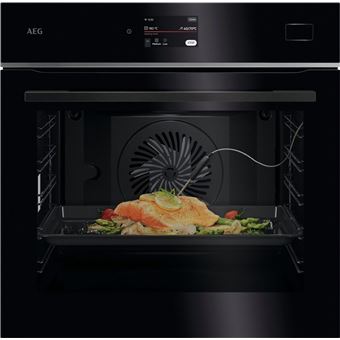 Forno Elétrico AEG Series 8000 Forno a vapor Série 8000 MealAssist com SteamPro com Display CookSmart Touch 4,3 '', com WiFi | 70 L | 59.5 cm | A++ | Preto - 1