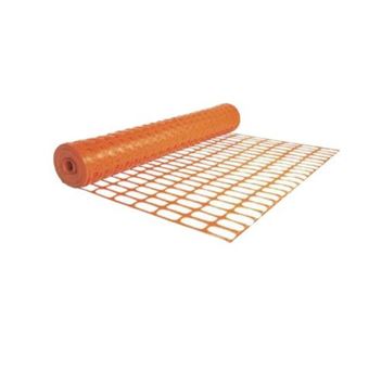 Rede de polietileno Maderterraneo laranja para marcação de áreas e obras | 1,00x50 m - 1