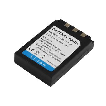 Bateria Avizar Li-ion para Olympus LI-10B / LI-12B Camcorder | 3,7V 1090mAh 4,0Wh | Preto - 1