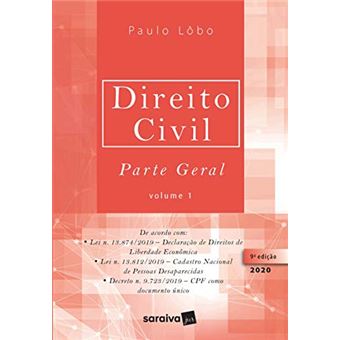 Direito Civil Parte Geral - Vol. 1 - 9 Edicao De 2 - 1