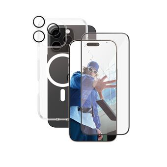 Protetor de Ecrã para Telemóvel PanzerGlass PanzerGlass® | CARE by PanzerGlass® Flagship 3-in-1 Bundle iPhone 16 Pro Max | Transparente - 1