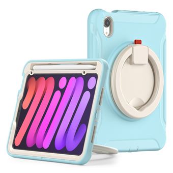 Capa e TPU com Suporte Giratório de gelo Azul Magunivers para iPad mini (2021) - 1